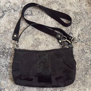 Coach Signature Black Bag